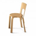 Kuchyňská židle z bukového přírodního zakřiveného dřeva vyrobeného v Itálii - Cassiopea