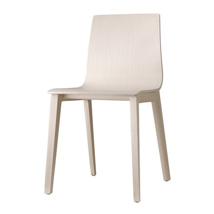 Kuchyňská židle z bukového dřeva Made in Italy 2 kusy - Quadra Viadurini