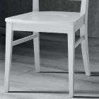 Italská designová kuchyňská židle z masivního bukového dřeva - Jeanine Viadurini