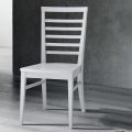 Italská designová kuchyňská židle z masivního bukového dřeva - Jeanine