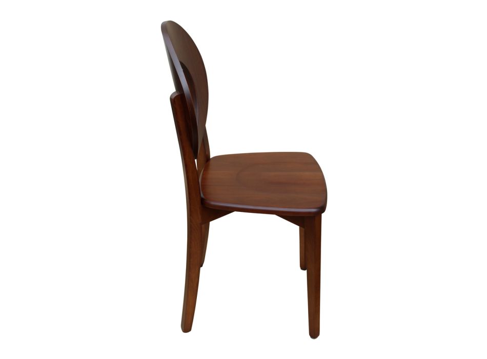 Kuchyňská židle v italském designu z masivního bukového dřeva - Marrine Viadurini