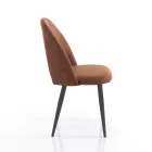 Kuchyňská židle ze syntetické kůže s efektem stárnutí 4 kusy - Renetta Viadurini