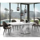 Kuchyňská židle ze syntetické kůže s efektem stárnutí 4 kusy - Renetta Viadurini