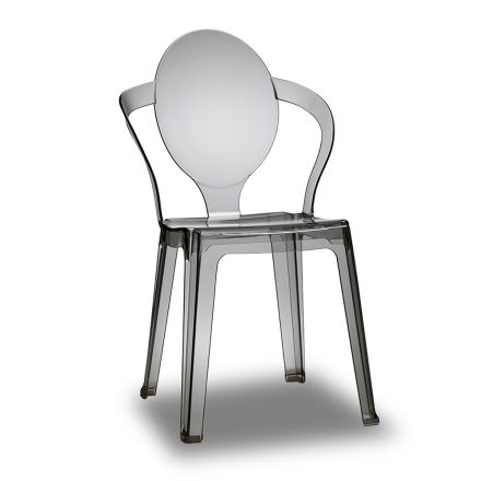 Kuchyňská židle z recyklovatelného polykarbonátu Made in Italy 4 kusy – Kongo Viadurini