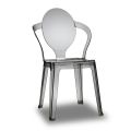 Kuchyňská židle z recyklovatelného polykarbonátu Made in Italy 4 kusy – Kongo