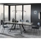 Polypropylenová kuchyňská židle s ocelovými nohami 4 kusy - Pinga Viadurini