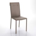 Kuchyňská židle plně čalouněná 2dílnou syntetickou kůží - Atenea