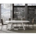 Kuchyňská židle plně čalouněná 2dílnou syntetickou kůží - Atenea Viadurini