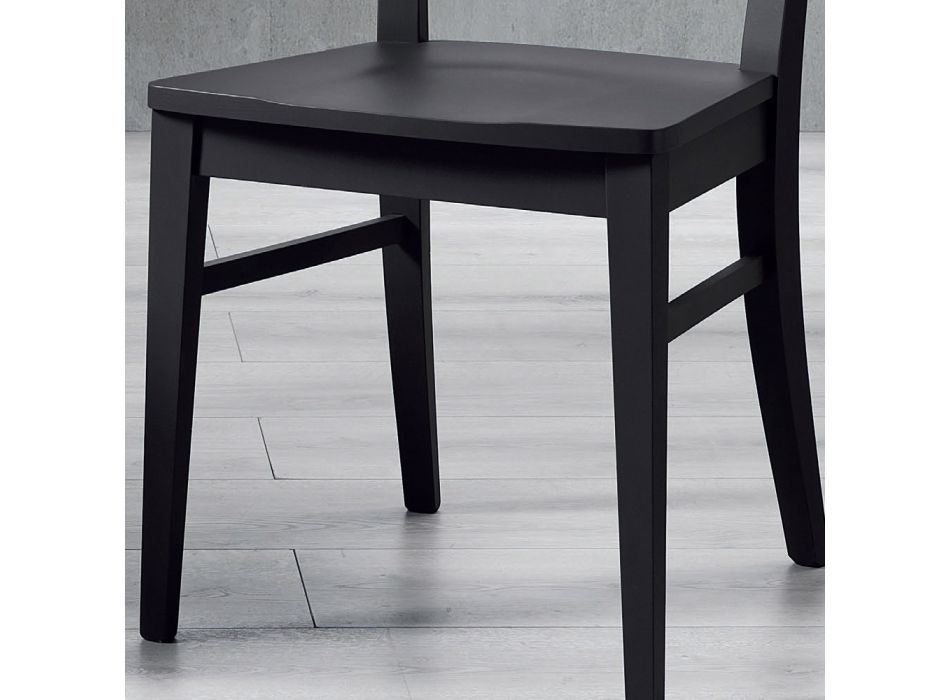 Kuchyňská židle Masivní bukové dřevo Elegantní italský design - Rosita Viadurini