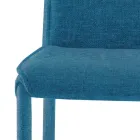 Kuchyňská židle potažená látkou Made in Italy 4 kusy - Monnalisa Viadurini