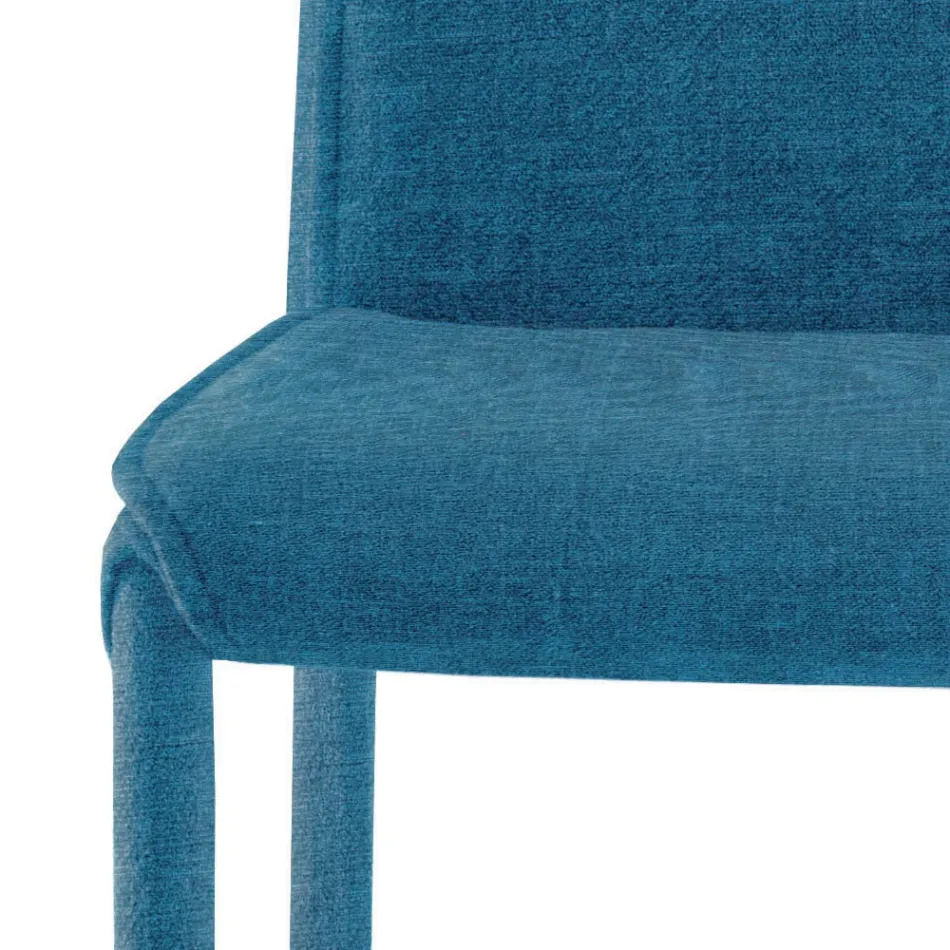 Kuchyňská židle potažená látkou Made in Italy 4 kusy - Monnalisa Viadurini