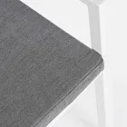 Stohovatelná hliníková venkovní židle Homemotion, 4 kusy - Carina Viadurini