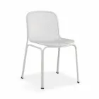 Venkovní stohovatelná kovová židle vyrobená v Itálii, 4 kusy - Prunella Viadurini