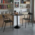 Venkovní stohovatelná kovová židle vyrobená v Itálii, 4 kusy - Xylia Viadurini