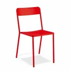 Venkovní stohovatelná kovová židle vyrobená v Itálii, 4 kusy - Xylia Viadurini