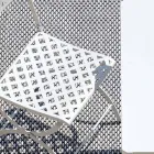 Skládací venkovní židle z pozinkované oceli Made in Italy 2 kusy - Selvaggia Viadurini