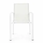 Venkovní židle z hliníku s područkami Homemotion - design Casper Viadurini