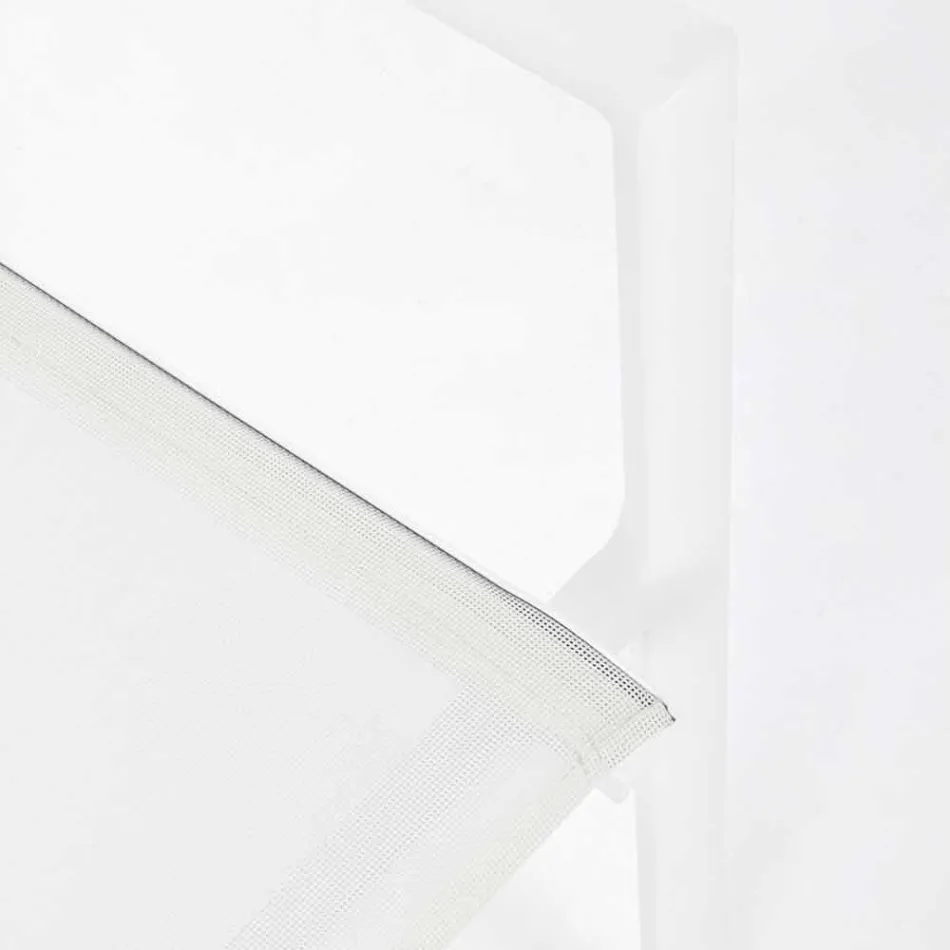 Venkovní židle z hliníku s područkami Homemotion - design Casper Viadurini