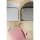 Venkovní hliníková židle s nebo bez polštáře, vysoká kvalita, 4 ks - Filomena Viadurini