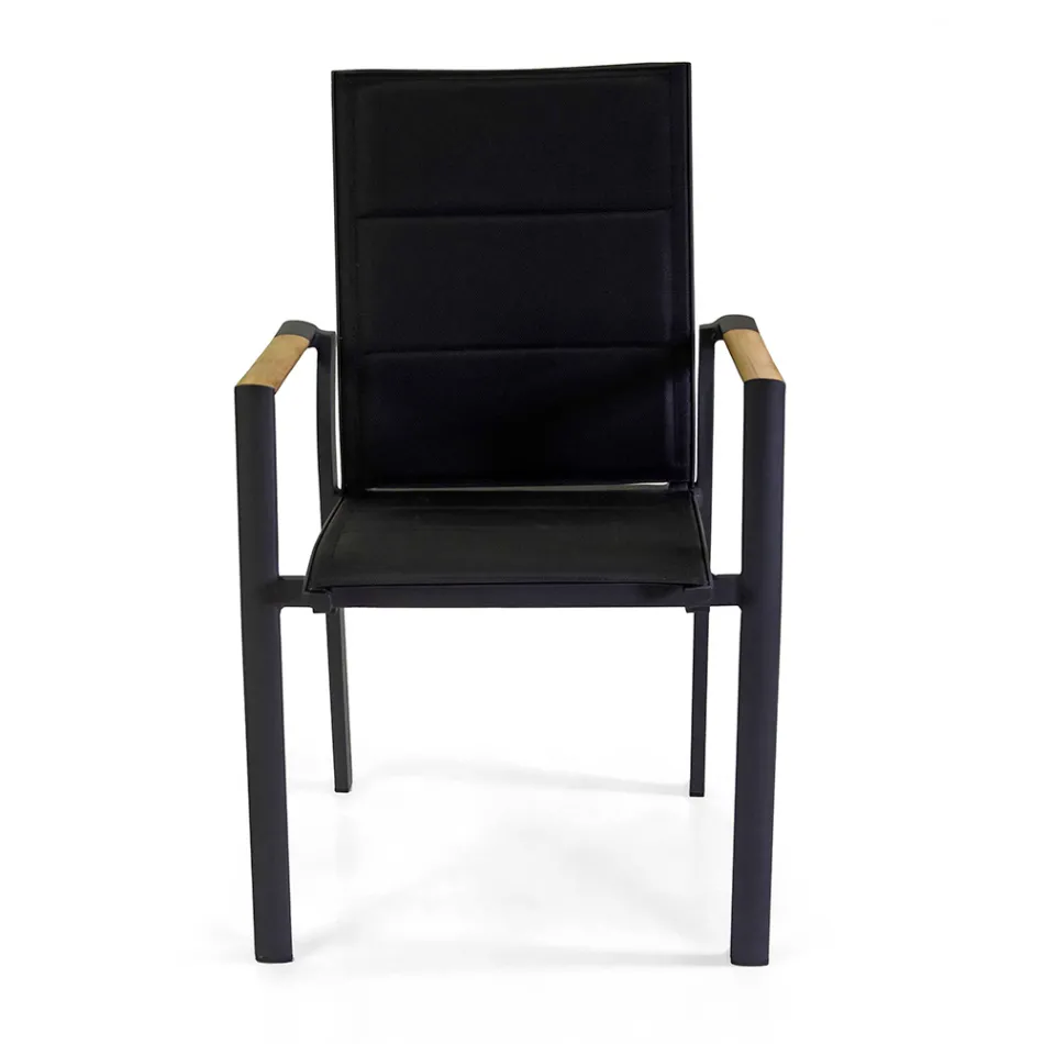 Venkovní židle z hliníku s dvouvrstvým textilenem - Excursion Viadurini