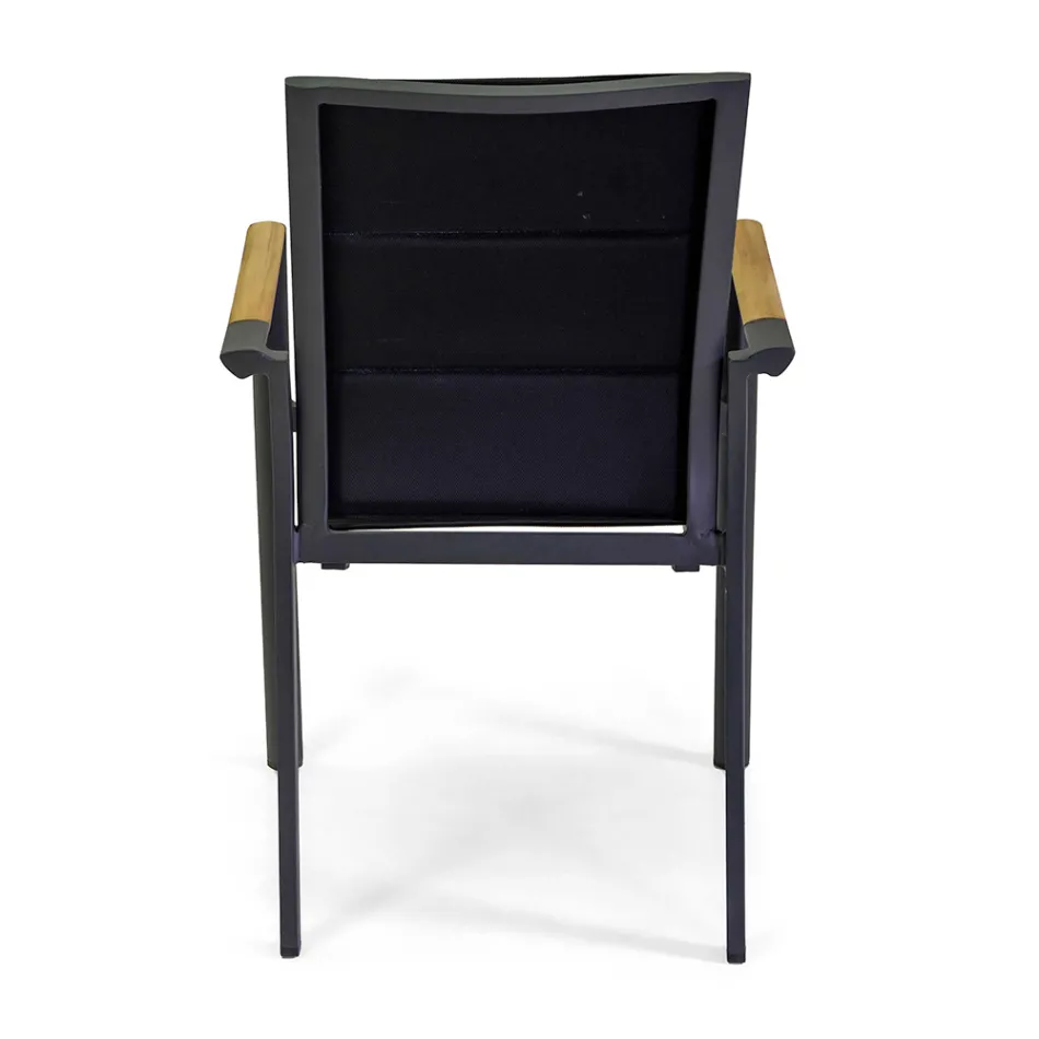 Venkovní židle z hliníku s dvouvrstvým textilenem - Excursion Viadurini