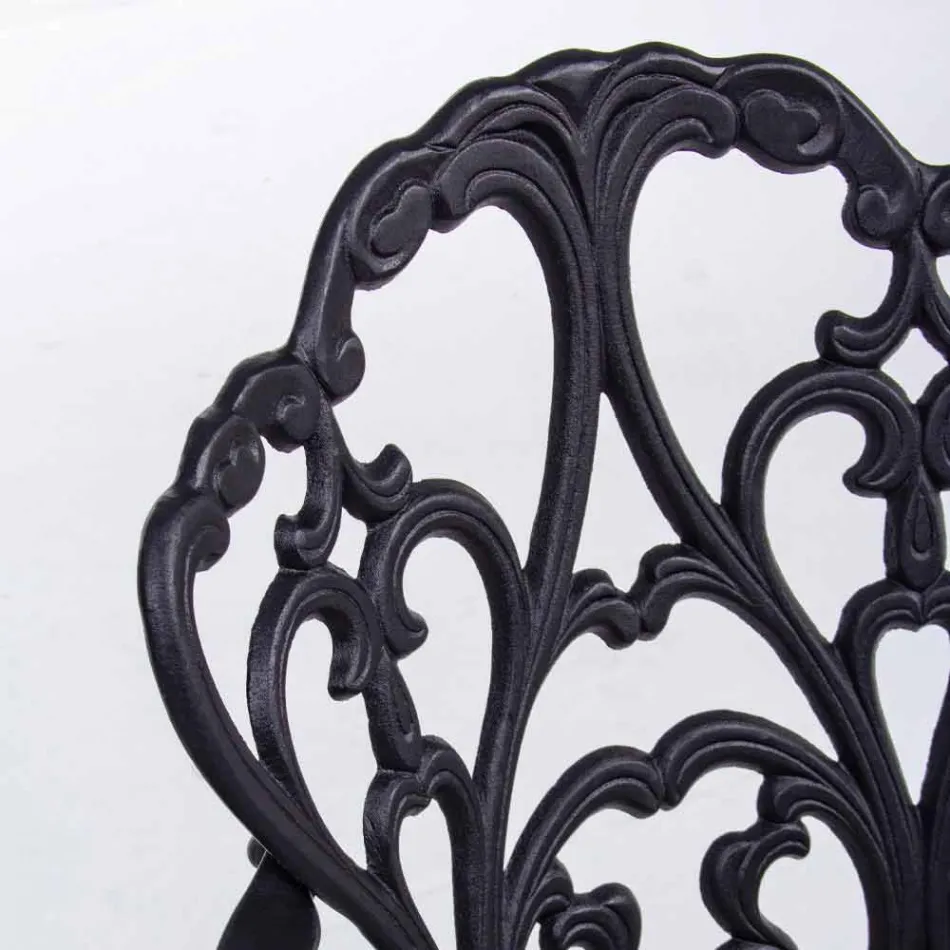 Venkovní židle z lakovaného hliníku v matném provedení, 2 kusy - Casiro Viadurini