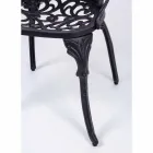 Venkovní židle z lakovaného hliníku v matném provedení, 2 kusy - Casiro Viadurini