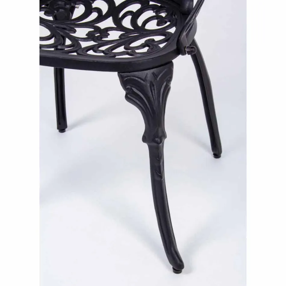 Venkovní židle z lakovaného hliníku v matném provedení, 2 kusy - Casiro Viadurini