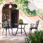 Venkovní židle z lakovaného hliníku v matném provedení, 2 kusy - Casiro Viadurini