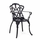 Venkovní židle z lakovaného hliníku v matném provedení, 2 kusy - Casiro Viadurini