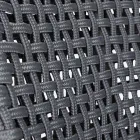 Venkovní židle z lana a látky s týkovou základnou, Homemotion 2 kusy - Lesya Viadurini