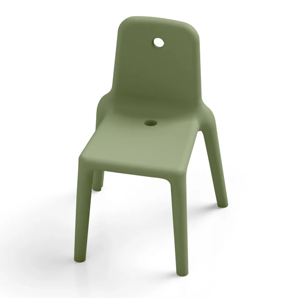 Venkovní židle z polyetylenu 15 barev Made in Italy 2 kusy - Ronnie Viadurini