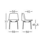 Venkovní židle z polyetylenu a hliníku vyrobená v Itálii 2 kusy - Rizia Viadurini