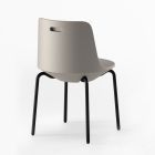 Venkovní židle z polyetylenu a hliníku vyrobená v Itálii 2 kusy - Rizia Viadurini