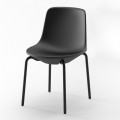 Venkovní židle z polyetylenu a hliníku vyrobená v Itálii 2 kusy - Rizia