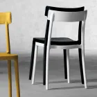 Venkovní / vnitřní návrhová židle z polypropylenu vyrobená v Itálii Peia Viadurini