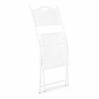 Skládací venkovní židle v bílé matné povrchové úpravě, 2 kusy - Corma Viadurini