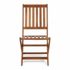 Skládací venkovní židle z akáciového dřeva, 2 kusy - Grima Viadurini