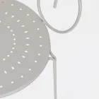 Zahradní židle s područkami Shabby Chic Design z oceli - Očarování Viadurini