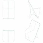 Moderní designová zahradní židle Sloo by Vondom, z polyethylenu Viadurini