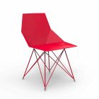 Vondom Faz designová zahradní židle z polypropylenu a nerezové oceli Viadurini