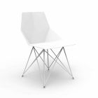 Vondom Faz designová zahradní židle z polypropylenu a nerezové oceli Viadurini