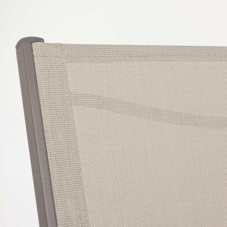 Stohovatelná zahradní židle v hliníkovém a textilním moderním designu - Franz Viadurini