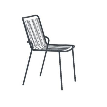 Stohovatelná zahradní židle z pozinkovaného kovu Made in Italy 4 kusy - Vikas Viadurini