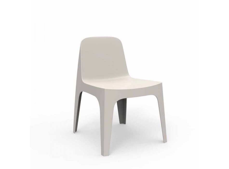 Stolní Vondom stohovatelná polypropylenová zahradní židle, design Viadurini