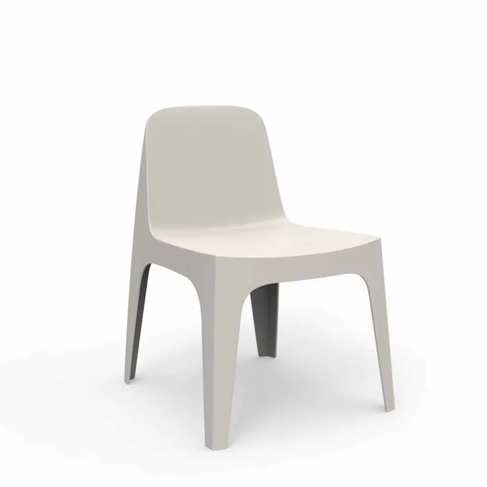 Stolní Vondom stohovatelná polypropylenová zahradní židle, design Viadurini