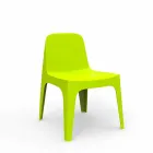 Stolní Vondom stohovatelná polypropylenová zahradní židle, design Viadurini