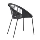 Stohovatelná zahradní židle z technopolymeru Made in Italy 4 kusy - Musa Viadurini