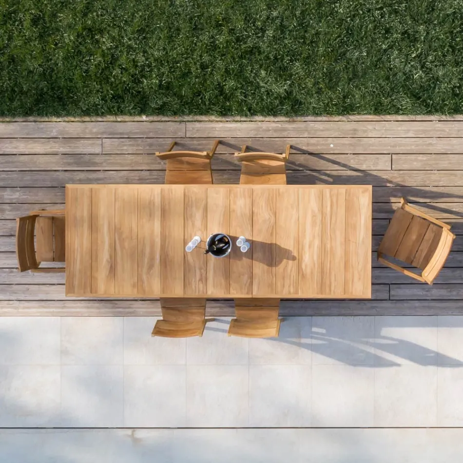 Zahradní židle z teakového dřeva - Marie Viadurini