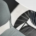 Zahradní židle z lakovaného kovu Made in Italy 2 kusy - Synergy Viadurini